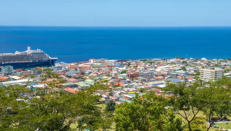 roseau dominica capital city