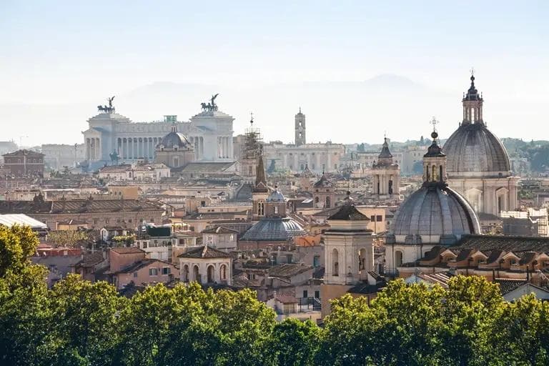 The Ancient Center of Rome on Capitoline Hill