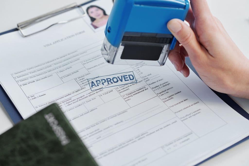 visa application approved