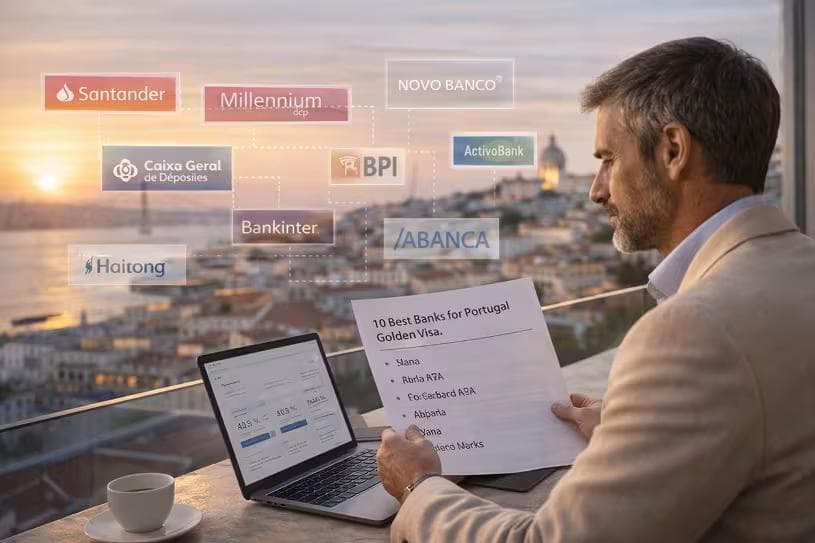 Best Portugal Golden Visa Bank Accounts in 2026